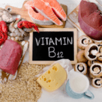 Natural sources of Vitamin B12 (Cobalamin). Healthy eating